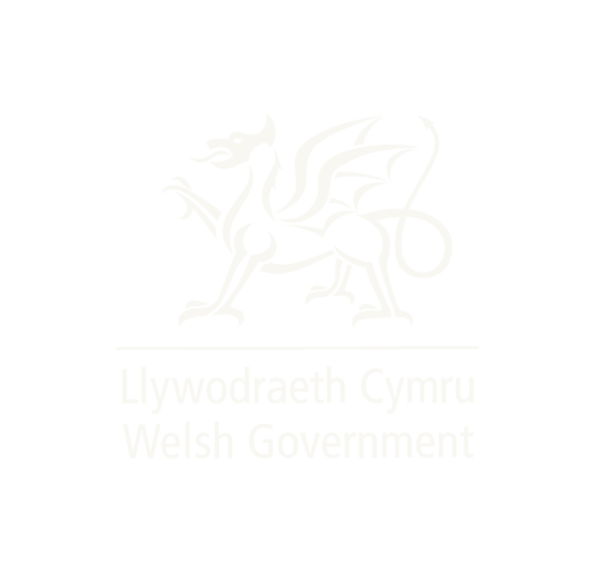 Welsh Government logo white padding